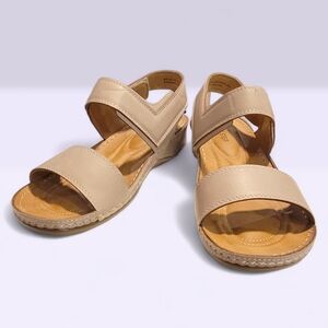 Flex Step Nude Comfort Sandals 9.5W